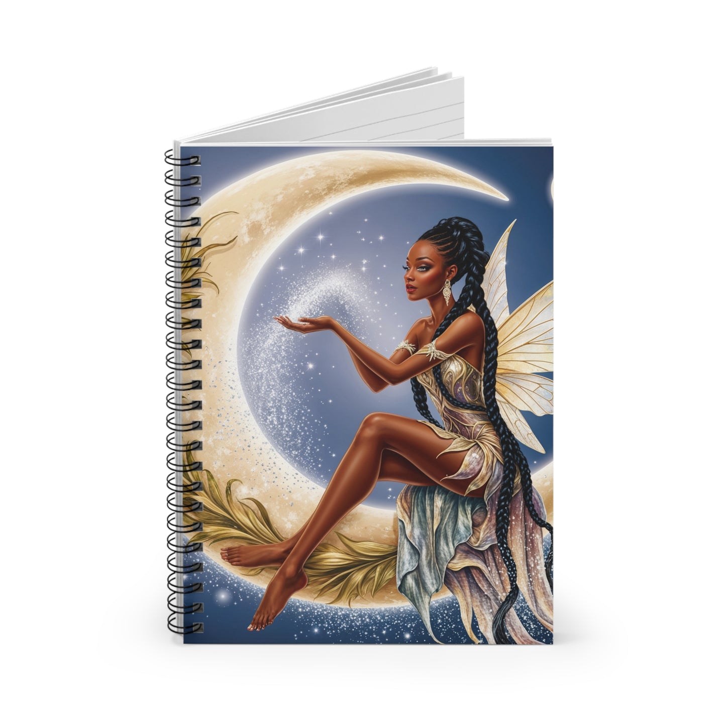 Fayri Black B  Spiral Notebook