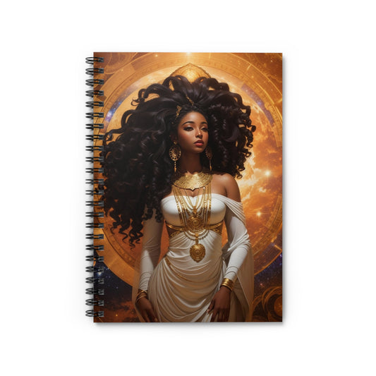 Virgo Female Spiral Notebook