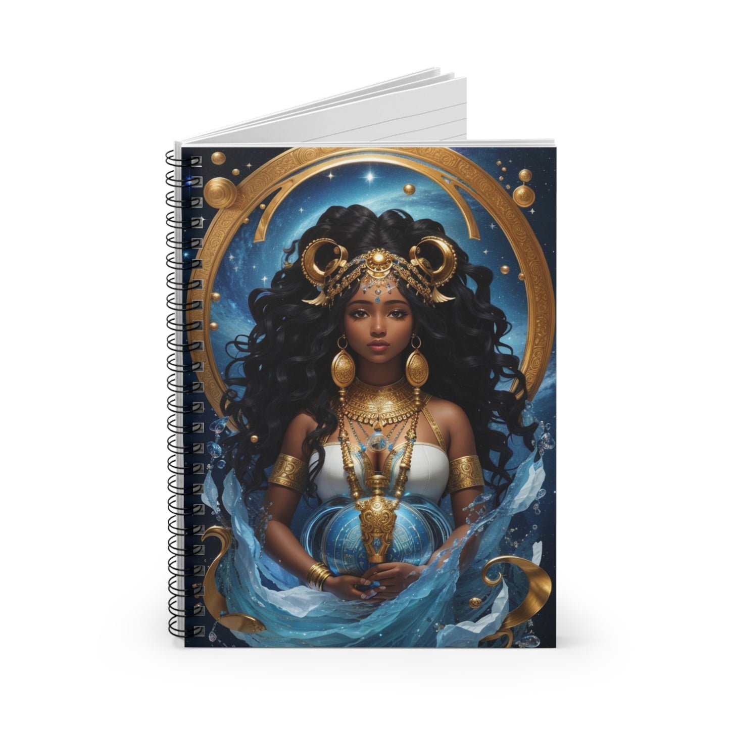 Aquarius Female Spiral DayBook