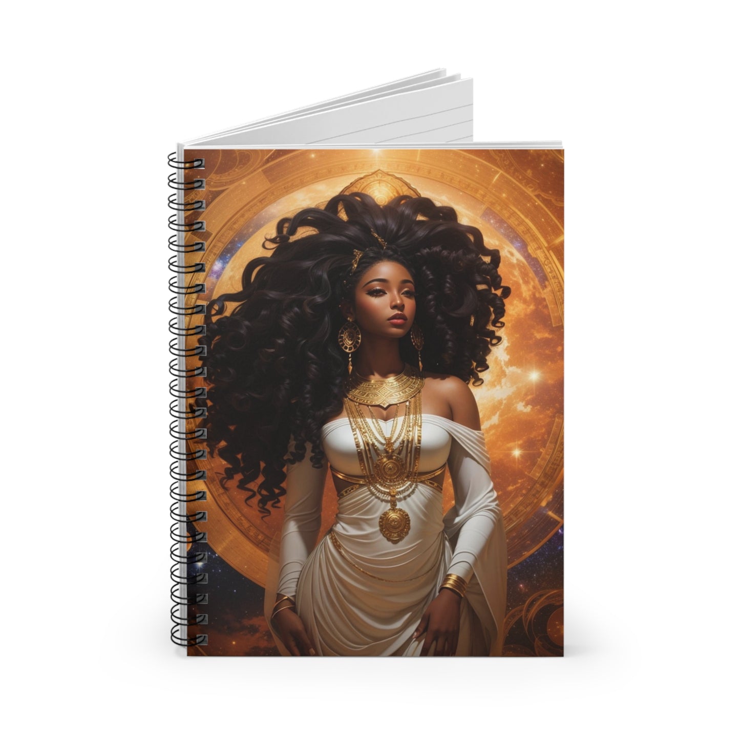 Virgo Female Spiral Notebook